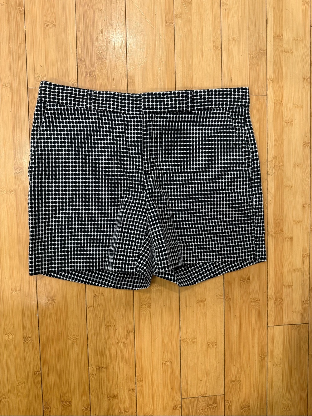 Banana Republic Black & White Grid Women’s Shorts